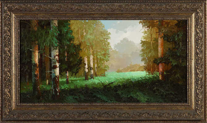 Быков Виктор Александрович. Край березового леса 